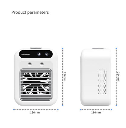 “Portable 3-in-1 Air Cooler Fan – Mini AC for Room, Office & Car | Fast Cooling + Humidifier | Ships from USA 🇺🇸 | TikTok & Amazon Hot Seller!”
