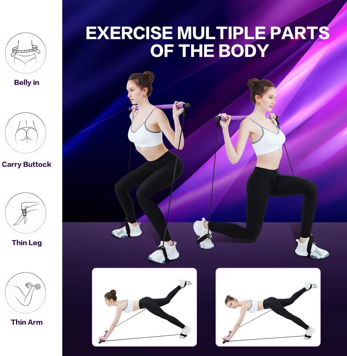 FlexiPilates Bar Set