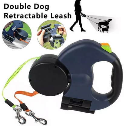TwinFlex 360° Retractable Dog Leash