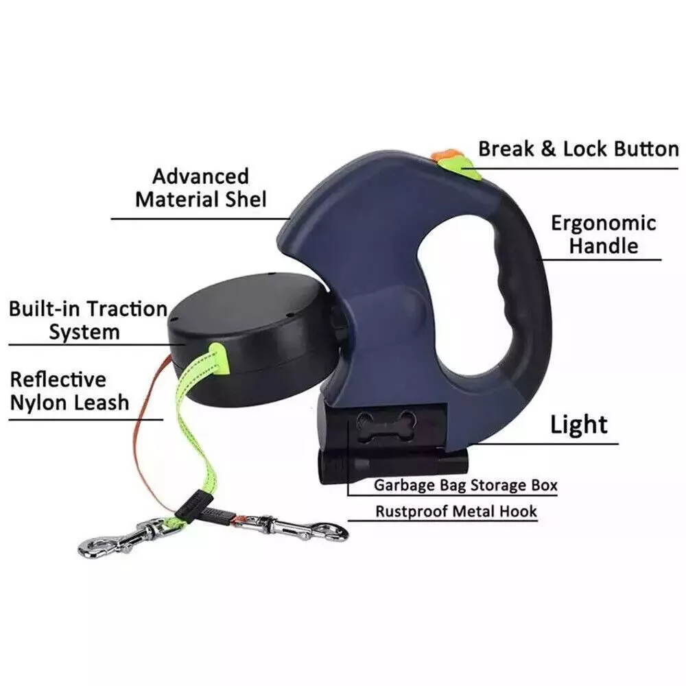 TwinFlex 360° Retractable Dog Leash