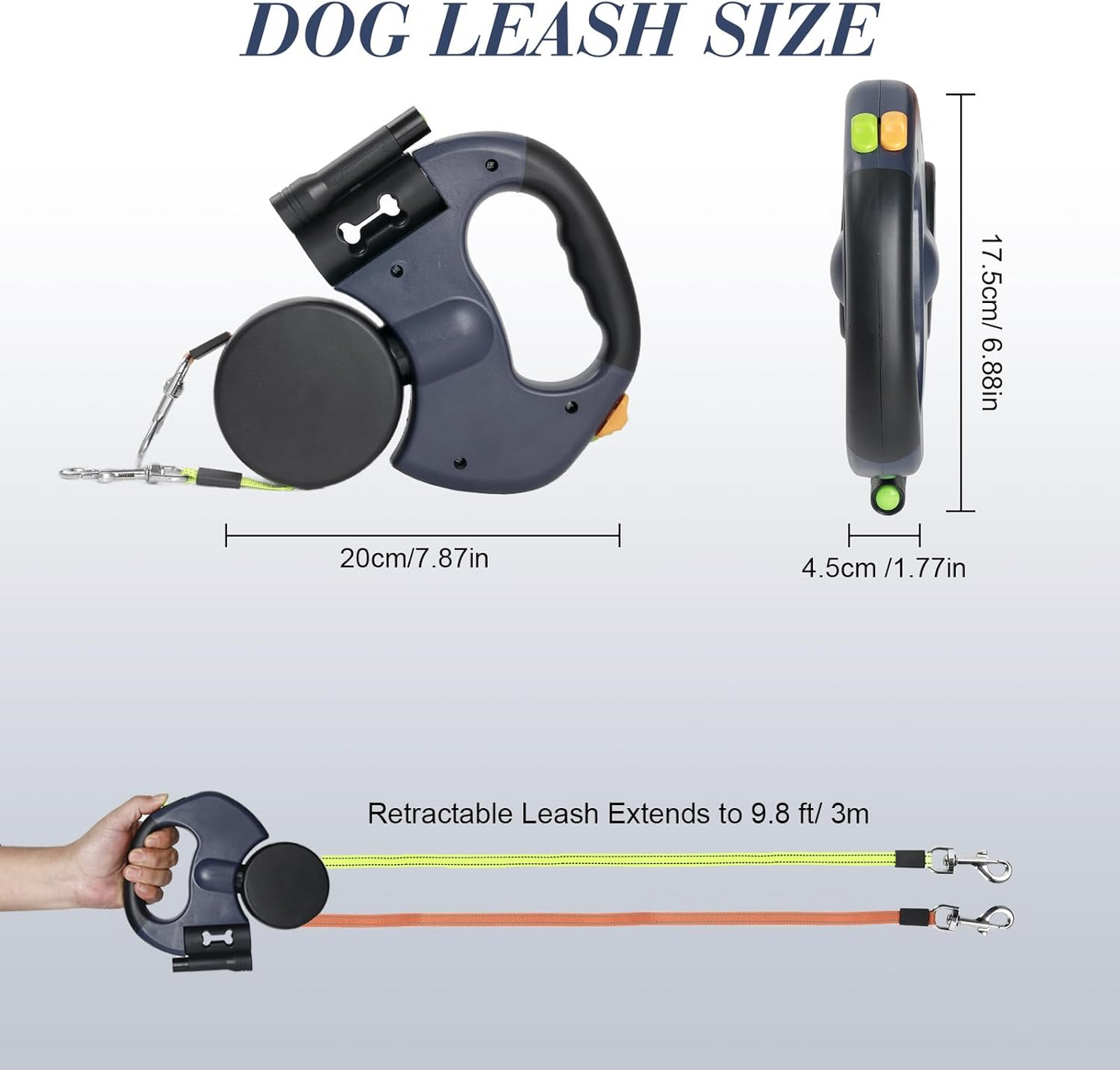TwinFlex 360° Retractable Dog Leash