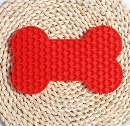 Bone Silicone Licking Dog Slow Food Mat